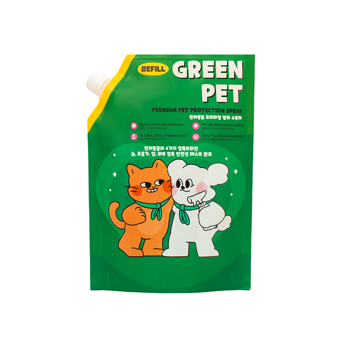 펫 프로텍션 스프레이 탈취 소독제 그린펫(Pet Protection Spray)